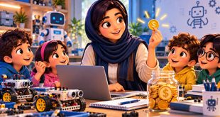 اولین درآمد مربی رباتیک