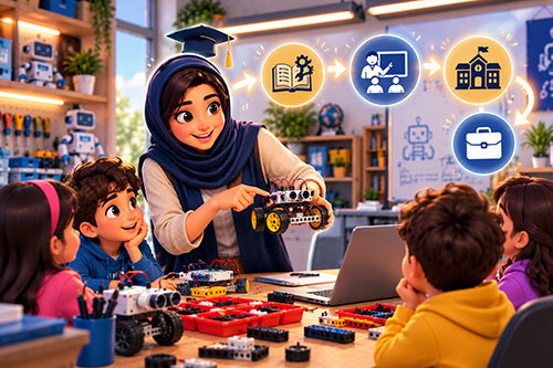 بعد از دوره مربیگری رباتیک چه کار کنیم