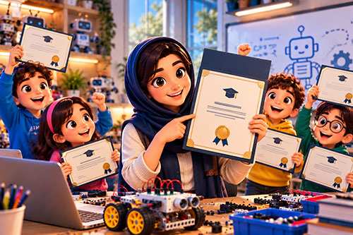 مدرک مربیگری رباتیک میسان