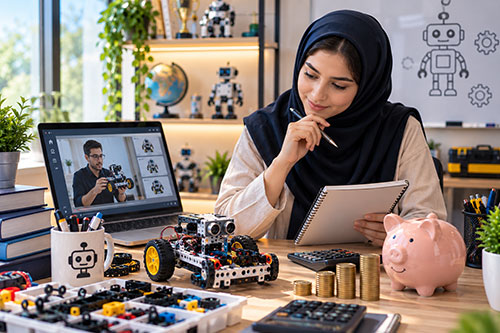 هزینه دوره مربیگری رباتیک و آموزش آنلاین برای ورود به تدریس