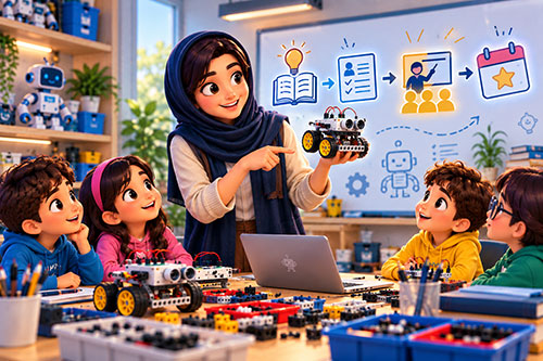 چطور اولین کلاس رباتیک را بگیریم